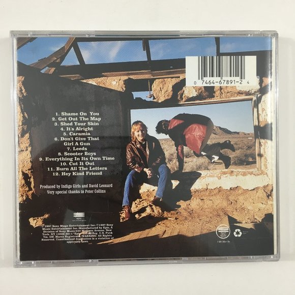 Shaming of the Sun by Indigo Girls (CD, 1997) 12 Song Folk Rock Album Music NICE - Picture 3 of 4